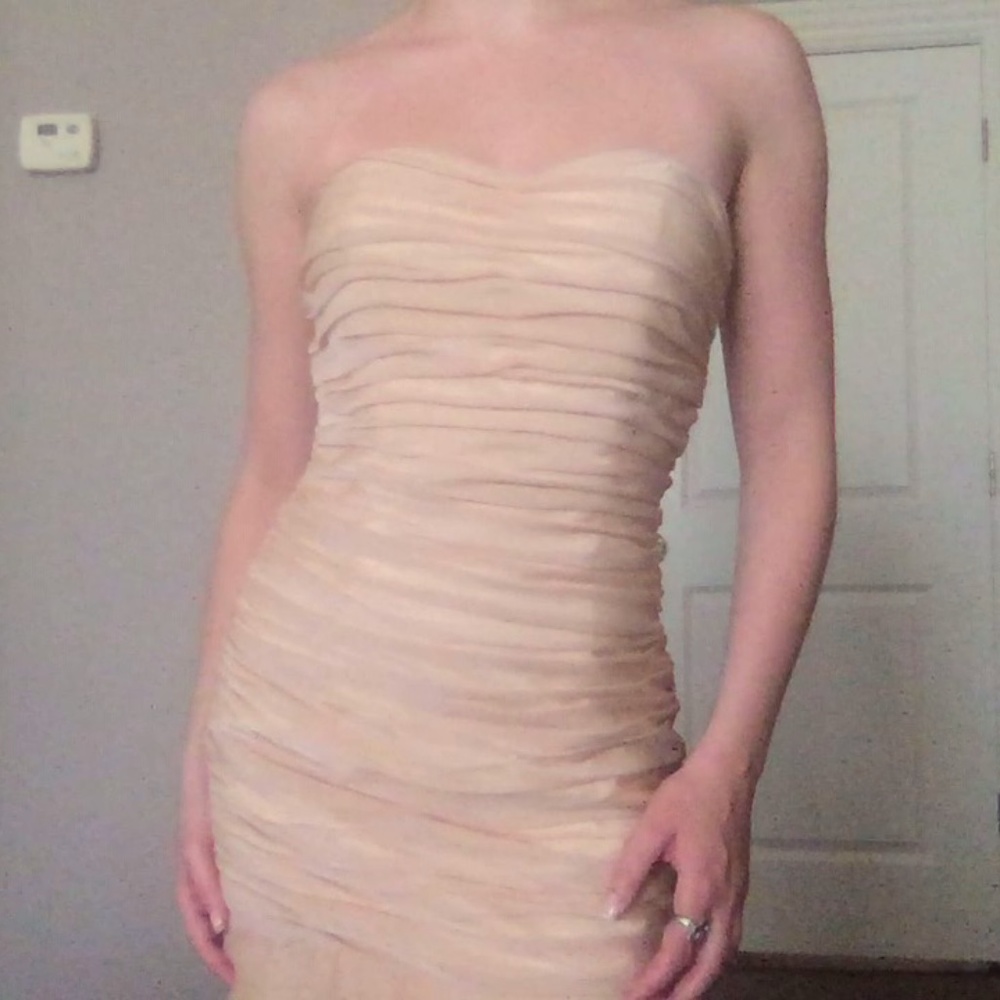 Dalia MacPhee Red Carpet Strapless Dress